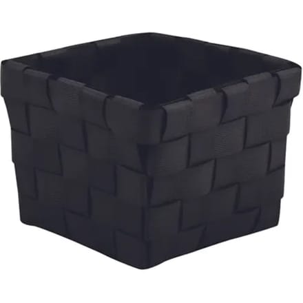 Msv Opbergmandje Zwart 10x10cm