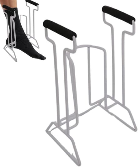 Aantrekhulp Compressiekousen - Steunkousen Frame - Ergonomisch Metaal