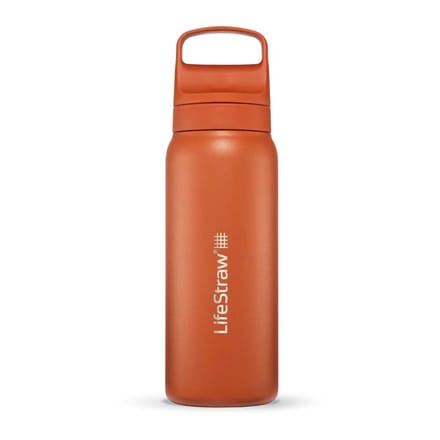 LifeStraw waterfilterfles Go 2.0 Kyoto Orange RVS geïsoleerd 1 liter - Oranje
