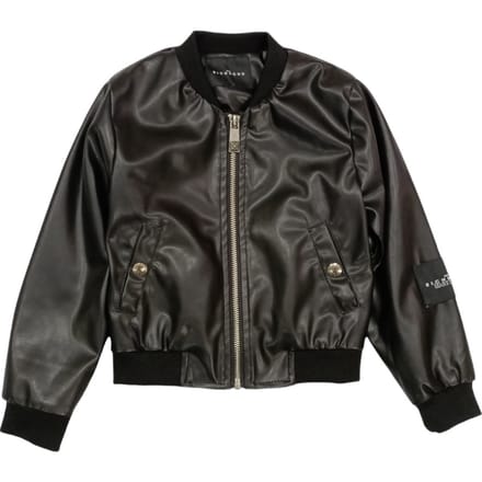 Richmond - Bomber jacket Black Ecopelle RBP24154GBHB