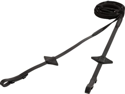 Webteugels 19mm stops Oak/Zilver - Full | Teugels paard