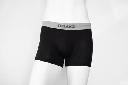 RELAKZ - Boxershort Heren - 2-Pack - Organisch Katoen - Zwart - Maat M