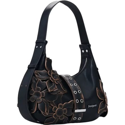 Desigual schoudertas Curio Margo Shoulder Bag Chocolate donkerbruin