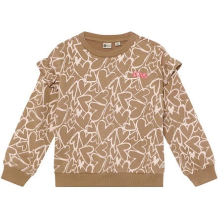 Daily7 - Sweater Allover Print - 2043 Affogat - Maat 116