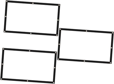 Projectiescherm - Projector gordijn - Thuisbioscoop creëren - Draagbaar en stevig - 84 inch 16:9 - Wit