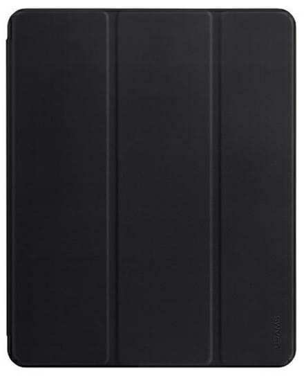 USAMS Winto Serie - Tablethoes - iPad Pro 12.9 2021 - Smart Cover - Zwart