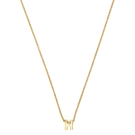 Luxenter Ketting met 18-karaats geelgouden afwerking - Alphabet