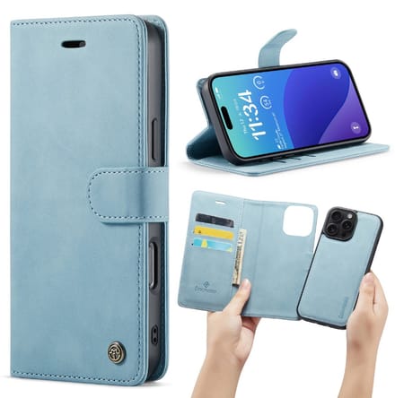 Casemania – iPhone 16 Plus – 2 in 1 – Bookcase - Turquoise