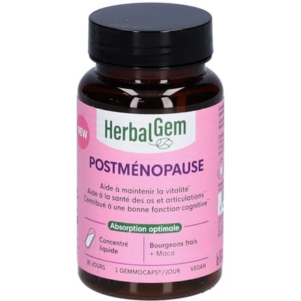 Herbalgem Gemmocaps Postmenopauze | Botten & Cognitieve functie 30 Capsules
