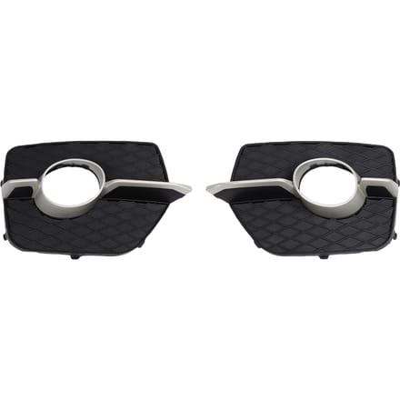 Paire d'Enjoliveurs de Phares Antibrouillard de Pare-chocs avec Garniture Décorative Plastique ABS Longue Durée 51117188383 Remplacement pour X6 E71 E72 black