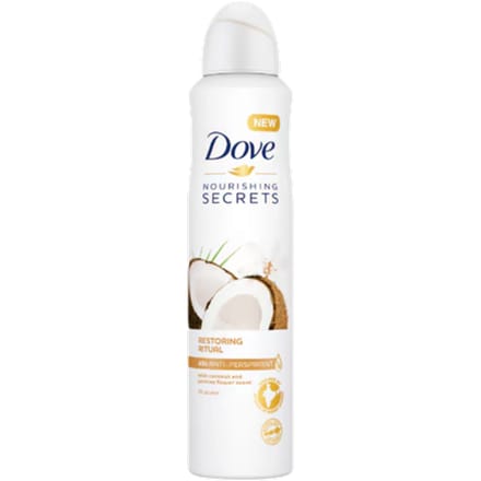 Dove Nourishing Secrets Coconut & Jasmine Anti-Perspirant Deodorant Spray - 250 ml