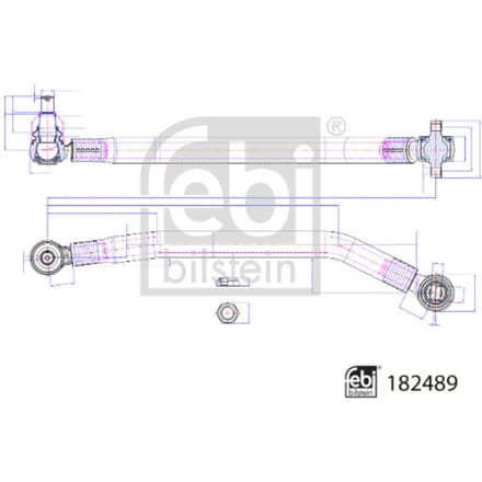 Draagarm, wielophanging FEBI BILSTEIN 182489