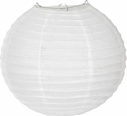 Vegaoo - Witte Japanse lampion 25 cm
