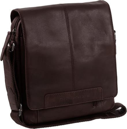 Chesterfield Remy Waxed Pull Up Leren Schoudertas - Bruin