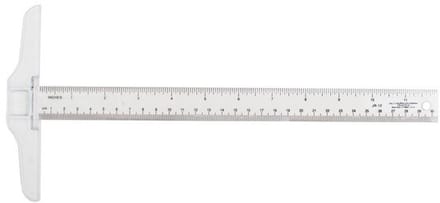 Westcott T-liniaal - tekendriehoek- 30cm - transparant - AC-JR12