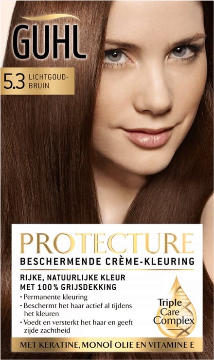 Guhl Beschermende Crème-kleuring No. 5.3 - Lichtgoudbruin - Haarverf