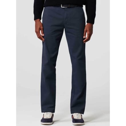 Meyer - Chino Bonn Print Navy - Heren - Maat 28 - Modern-fit