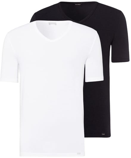 Hanro Heren onder t-shirts 2 pack Natural Function