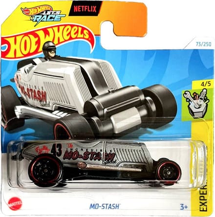 HOT WHEELS MO-STASH 43 SILBER/BLACK 73/250 HW EXPERIMOTORS 4/5 1:64