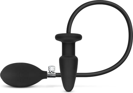 Opblaasbare Anaal Plug - Zwart