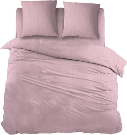Snoozing Brigitte - Dekbedovertrek - Lits-jumeaux - 260x200/220 cm + 2 kussenslopen 60x70 cm - Pink