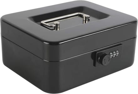 Stalen Cash Box met Combinatieslot en Verwijderbare Muntlade
