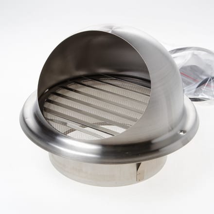 Gavo Bolrooster RVS rond aansluitdiameter 150mm buitenmaat 213 mm