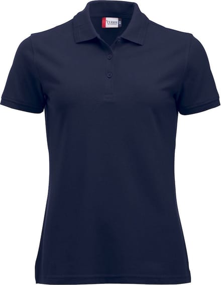 Clique Manhattan Dames Polo Donker Navy maat M