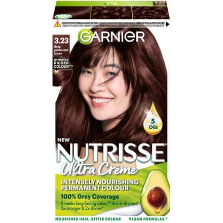 Garnier Nutrisse Cream 3.23 Deep Golden Dark Brown 1 st