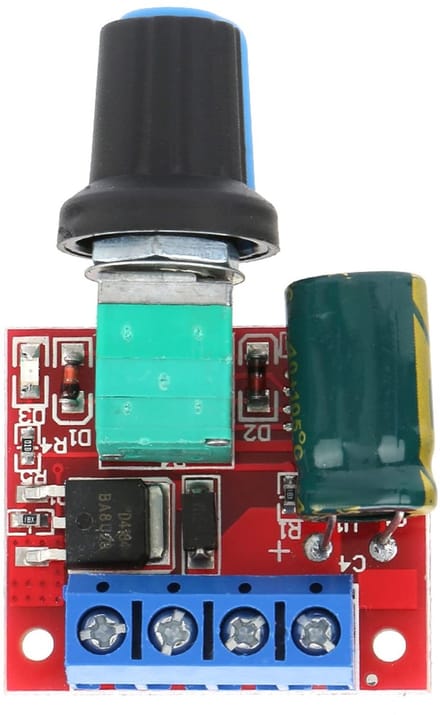 Allecto - Regulator met Bewegingssensor - LED Dimmer - 5A Vermogen - 5V tot 28V - Efficiënte Energiebeheersing - Veelzijdig Gebruik - Compacte Formaat