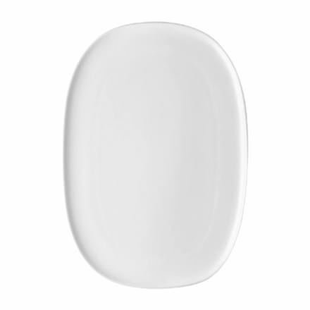 Serveerschaal Alessi Itsumo White Porcelain 25 x 17 cm