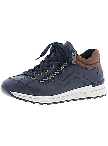 Rieker lage damesschoenen N1400-14 blauw