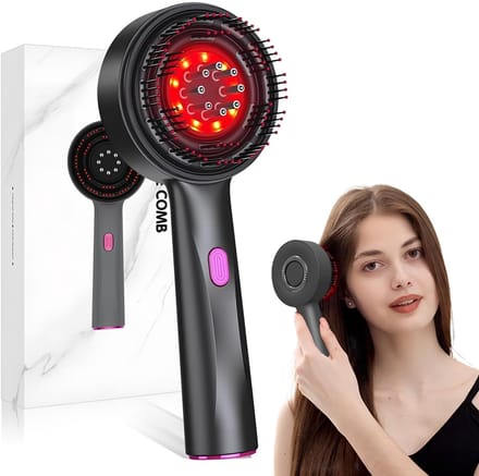 Dailygoods - Elektrische Hoofdhuidmassageborstel met Rood Licht