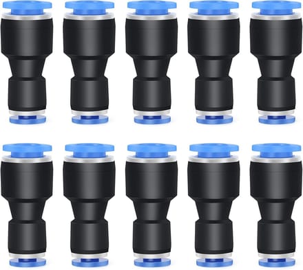 10 Stuks Rechte Verloop Drukkamer Koppelingen 6mm naar 4mm OD