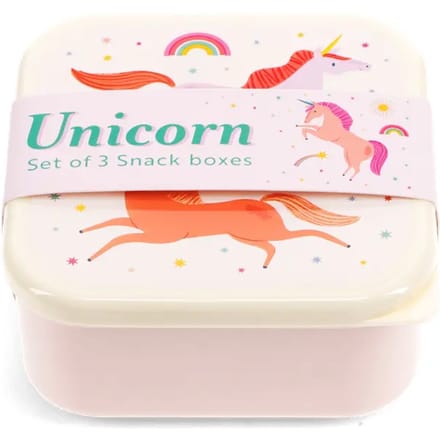 Snackdoosjes (3stuks) Eenhoorn - Unicorn van Rex London