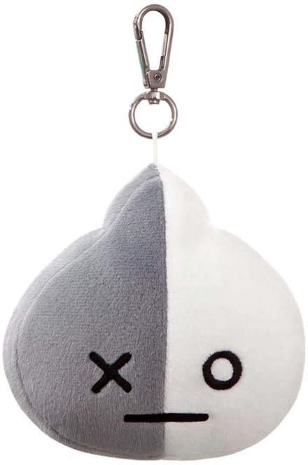 Aurora Sleutelhanger Linefriends Bt21 Van 11,5 Cm Pluche Grijs/wit
