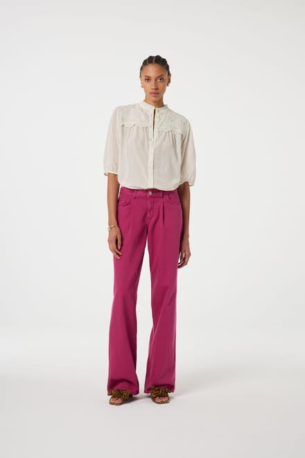 Fabienne Chapot Thirsa Blouse Cosy White Maat: 38 | Blouses Outlet | Dames | Wit