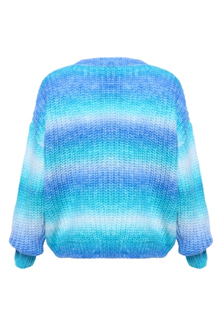 Mymo Jumper Dames Blauw Veelkleurig