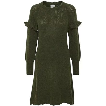 Damesjurk met lange mouwen, halflang Atelier Rêve Irmanon