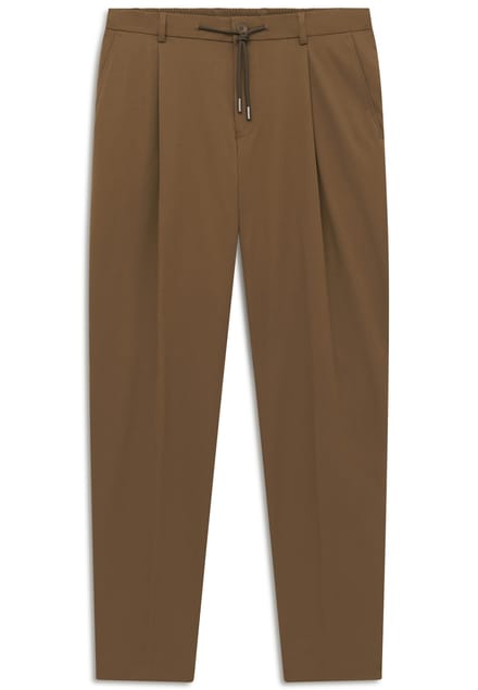 Bugatti Herren Broek met plooien Dynamic Series Travel Stretch