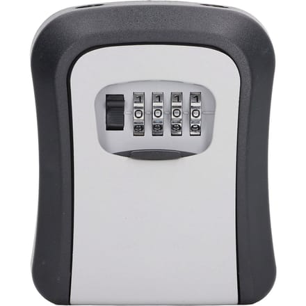 Sleutelkluis 5 inch 4-cijferige combinatiekluis Resetbare code Sleutelkast voor veilige opslag white