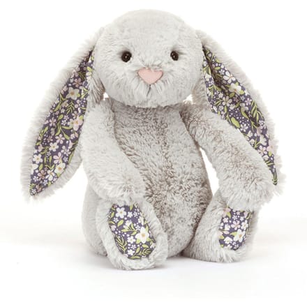 Jellycat knuffel blossom bunny silver bloom medium
