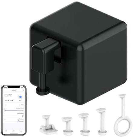 Slimme Schakelaar voor Automatisering: Bluetooth Fingerbot Plus met Tuya App, Alexa en Google Home Compatibel, Ideaal voor Thuisautomatisering