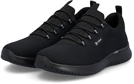 Rieker Heren Instap Sneaker Low B9655-00 Black Blue