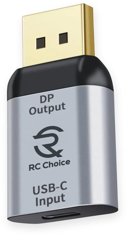 USB C naar DisplayPort Adapter - 4K 60Hz - Aluminium - USB-C Female naar DP Male