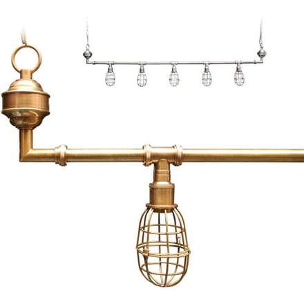KS Verlichting Hanglamp Sandford brass