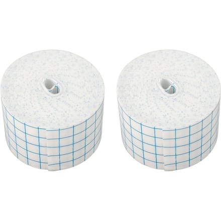 2 stuks Niet-geweven Fixatietape Mesh Ademende Fixatietape Beschermend Elastisch Verband 5cmx10m white