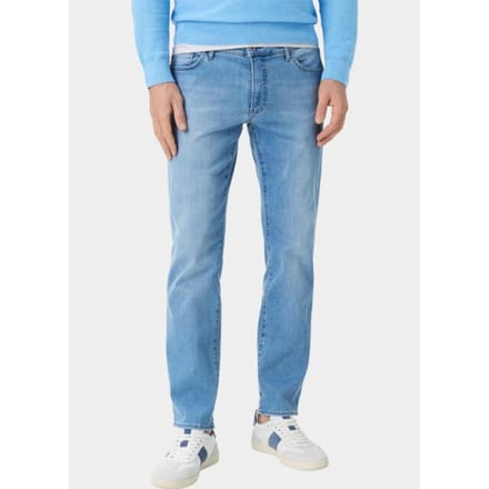 Brax Heren Jeans  Style CHUCK LIGHT BLUE USED, denim lichtblauw, maat 36/30