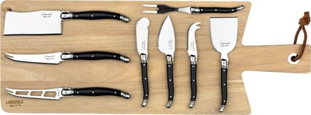 Laguiole Style de Vie Kaasmessenset Premium Line - 8-delig - met plank