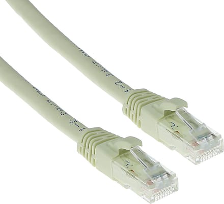 ACT Ivoor 5 meter U/UTP CAT6 patchkabel snagless met RJ45 connectoren IS8405